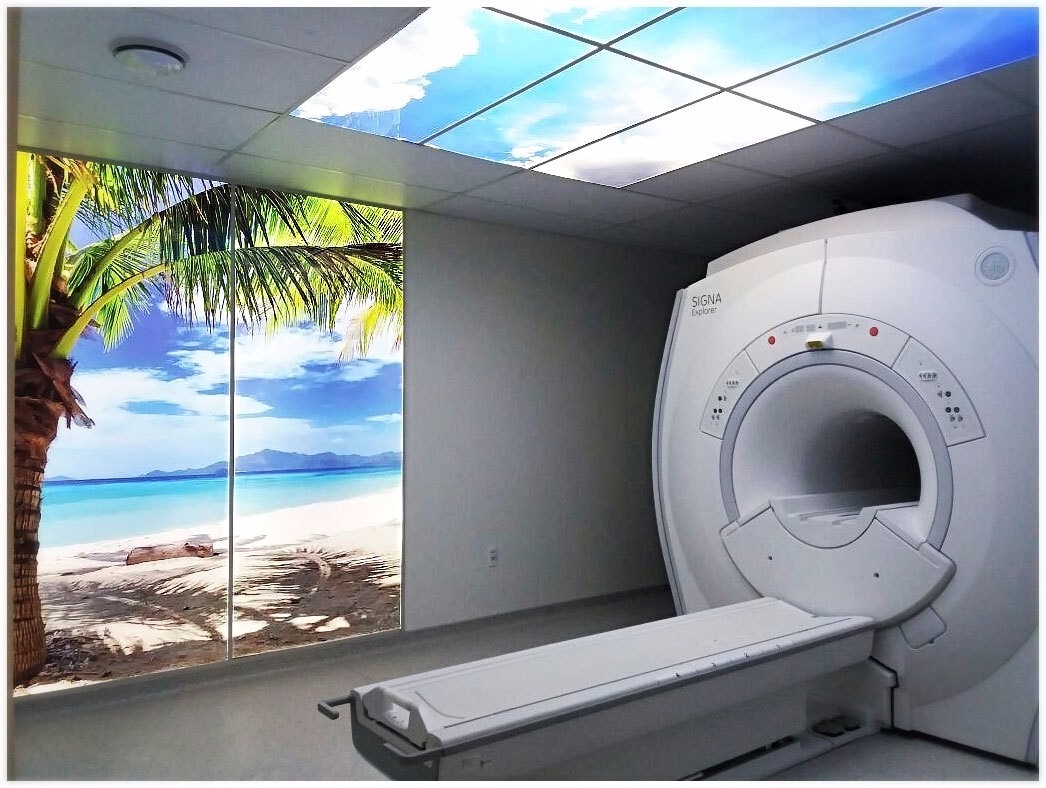 Ambientação temática de sala de diagnóstico